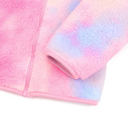 Image of Toddler Girls Boys Fleece Hoody Jacket Zip Up Teddy Coat Warm Winter Outwear