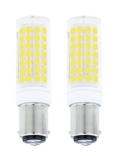 Lamsky Ba15D Led Light Bulb 7.5W,B15 Double Contact Bayonet Base,120V Daylight White 6000K,75W 80W Jd Type T3/T4 Halogen Bulb Replacement Bulb,Not Dimmable cover