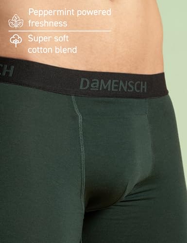 Image of DAMENSCH Mens Regular Fit Premium Cotton Blend Boxer Brief | Innerwear Men, Men Boxers, Underwear for Men, Shorts for Men, Inner for Men, Briefs for Men