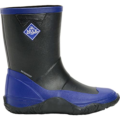Image of Muck Boots Unisex Forager Kid's Childrens Waterproof Wellingtons, Black, 7