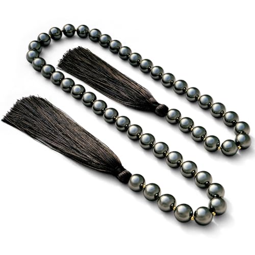 LUMITI Glass Pearl Garland Tassel, 35inch Farmhouse Table Decor Healing