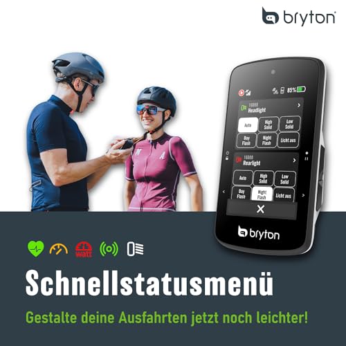 Bryton Rider 750SE 2.8' Farb-Touchscreen GPS Fahrradcomputer mit Offline-EU-Karte und Navigation