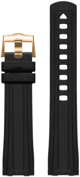Fluororubber Watch Strap For Omega Seamaster 600 300 Ocean Universe 007 Watch Band Accessories 20mm