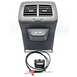 Piezas de recambio Compatible Con VW Para Golf 7 MK7 2013 2014 2015 2016 2017 2018 2019 Centro Del Para Marco Del Respiradero Aire Trasero Del Coche OEM: 5GG864298B82V