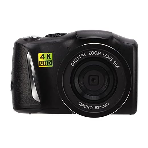Sorandy Cámara Digital 4K 48MP Cámara de Videoblogs Videocámara con Zoom Digital 16X & Función Webcam, Pantalla IPS de 3,2 Pulgadas, 128G Ampliable, USB Recargable, Compacto Y Portátil