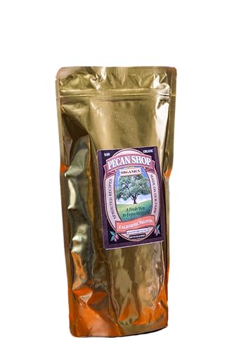 Pecan Shop Sprouted Raw Organic California Walnuts, Light Redmond Sea Salt Family Recipe Crispy-Untreated, Unpasteurized and Family Orchard grown-12 Ounce