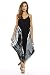 21544-BG-L Riviera Sun Harem Jumpsuit / Jumpsuits for Women / Romper,Black / Grey,Large