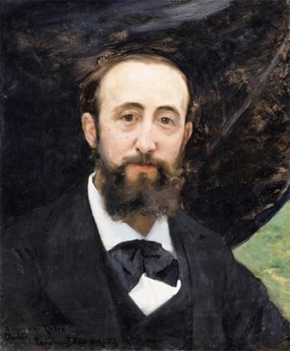 Portrait de Jules Claretie affiche toile 60x90cm pour sublimer un mur vide