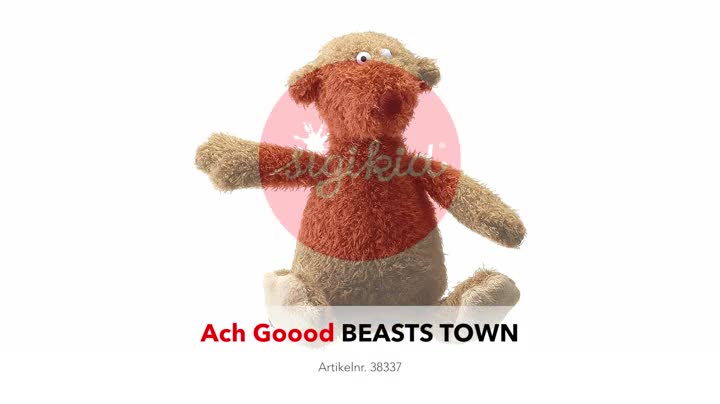 SIGIKID 38337 Mini Bär Ach Good & Friends Kinder und Erwachsene Kuscheltier empfohlen ab 1 Jahr braun – Bild 8