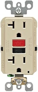 Leviton R99-GFNT2-0RI 20 Amp Ivory GFCI Receptacle