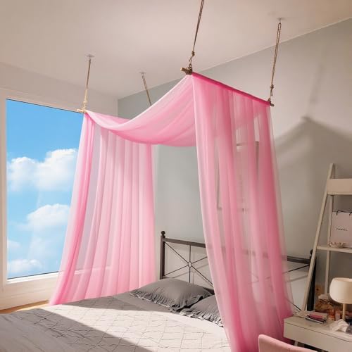 CozyWeave Bed Canopy Drapery Bed Curtains Gauze Decor Universal Size Bedspread Scarf 1PC 62 * 236inch