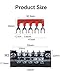 MILAPEAK Terminal Block and Strip - 10pcs (5 Sets) 5 Positions Dual Row 600V 15A Screw Terminal Strip Blocks with Cover + 400V 15A 5 Positions Pre-Insulated Terminals Barrier Strip (Black & Red)