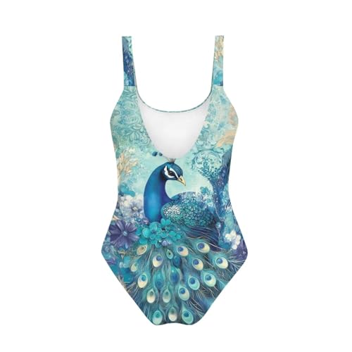 Image of Uourmeti Girls' One-Piece Swimwear Halter Bathing Suit Big Kids Summer Beach Swim Suits Swimming Wear