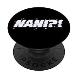 Japanese Word Nani What Expression Anime Manga Lover Gift PopSockets Swappable PopGrip