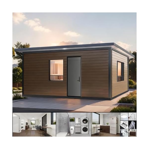 Customized 20x10ft（200 sq ft） Tiny House to Live in for Adults casas prefabricadas para Vivir Foldable Modular House for Sale Mobile Container House 1-5 Unit Room