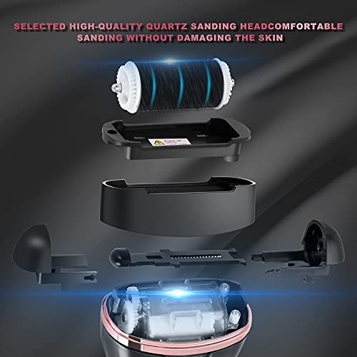 Electric Callus Remover For Feet With Rechargeable Waterproof 21 In 1 Professional Pedicure Kit,Foot Care Tools Wet & Dry Foot File For Dead Skin&Cracked Heel Or Rough Hand With 3 Roller Heads 2 Speed #TOP2