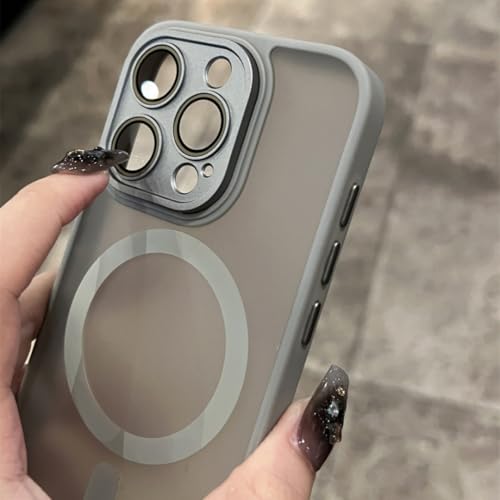 Coque iPhone 14 Pro Max rose mat pour recharge sans fil au bureau - 3