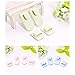 10 soportes de pared multicolor y multifunción para cocina (utensilios), salón (mandos...