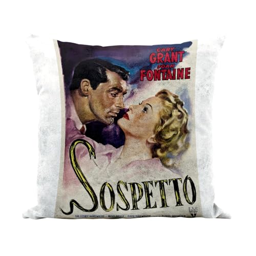 Coussin Similicuir Blanc Suspicion 1941 : Deco Salon Vintage Facile