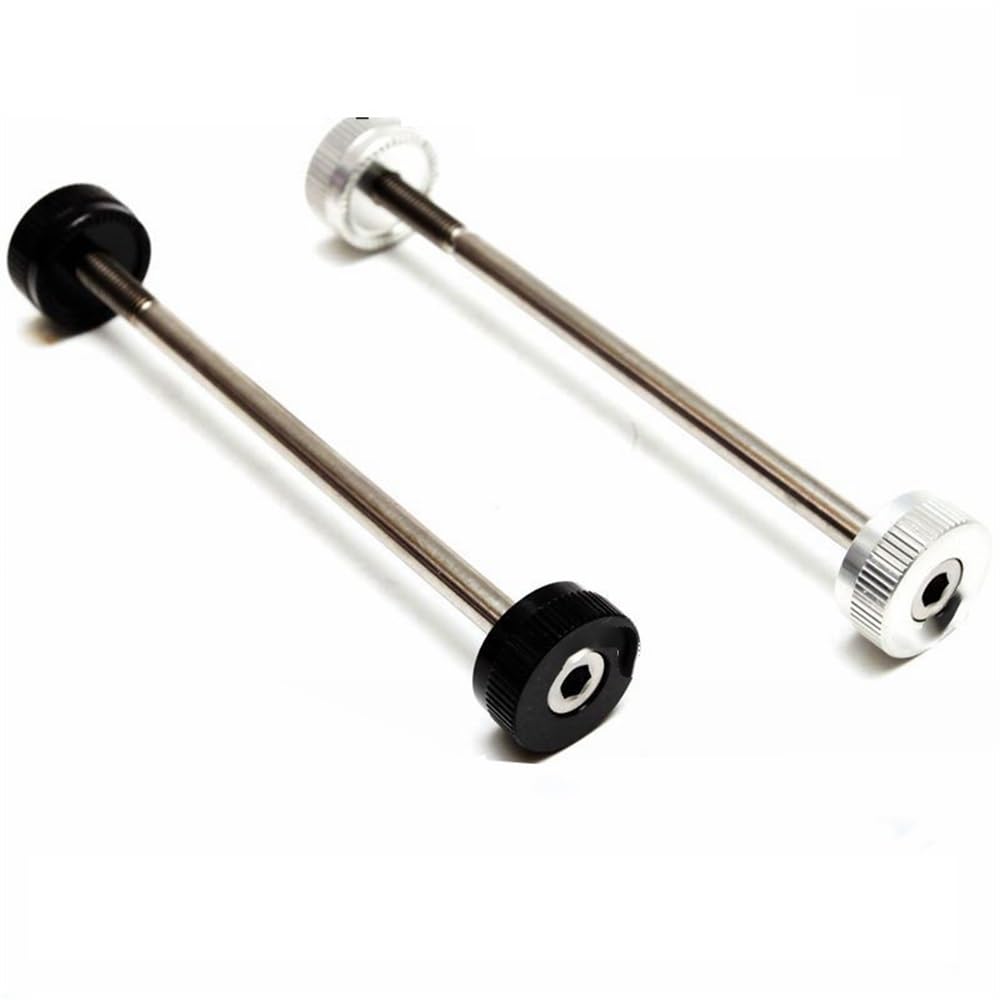 Sgancio Rapido MTB 1 pz 74 85 100 130 135mm Titanio Ti mozzo Bici ASSE for Bici Pieghevole MTB Strada Bicicletta mozzo a sgancio rapido Accessori Sgancio Rapido Bici(74mm Black)
