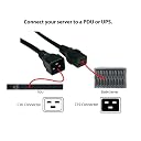 Csecurity IEC C19 to C20 Male to Female Server Power Extension Cord 1.5 Meter (4.5 Feet) Cable 240V 16A Server Power Cord gallery image