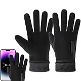 Warme Handschuhe für Herren, wasserdicht, Touchscreen-Winddicht, Thermohandschuhe für Damen, für Erwachsene, Outdoor, tägliches Pendeln, Fahren, Jagen, Snowboarden
