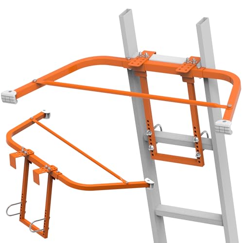 image for Foozet Ladder Stabilizer for Roof Gutter ＆Wall,Extended Ladder Crane