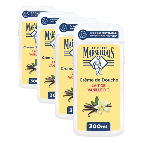 Le petit marseillais crème de douche extra doux lait de vanille bio 300ml