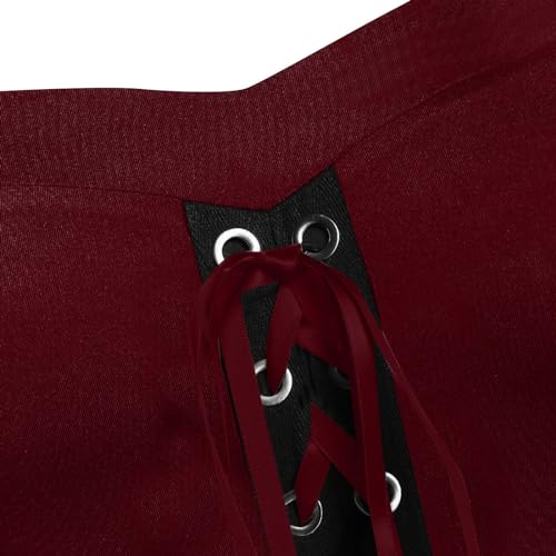 OIOLOYJM Witch Costume Women Sexy Plus Size Renaissance Vampire Gothic Corset Womens Halloween Costumes Woman 2025 Clothes Dresses Wine 3XL