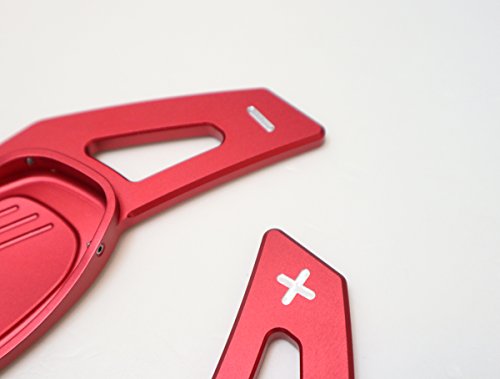 Pinalloy CNC metallo rosso lega sterzo paddle