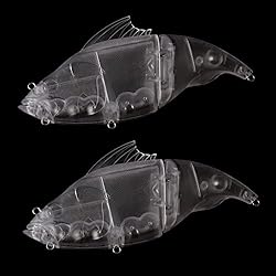 Señuelos De Pesca Para Pintar HUFFA 2 unids/Lote 200MM 169g Crankbait sin Labios señuelo sin Pintar en Blanco for Pesca de lubina Cebo Deslizante Cebo de Pesca DIY Aparejos de Pesca