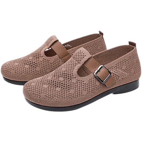 Chaussures respirantes femme contre la fatigue avec semelle orthopédique souple