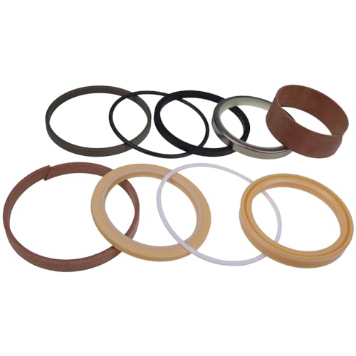 Image of HOLDWELL Hydraulic Cylinder Seal Kit 1542923C2 G110046 Compatible with Case IH Backhoe Loaders 580SK 580SL 580SM