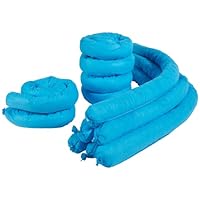 VEVOR Universal-Saugsocke, Wasserabsorbierende Schlange, 20 Gal Fassungsvermögen, 76 x 1200 mm Schimmelresistente Auslaufschutzsocke, 12 Stück, Blau