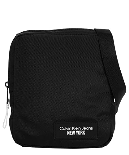 Bolso hombre Calvin Klein Jeans negro tipo reportero y bandolera