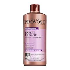 Franck Provost, Expert Lissage, Shampoo Professionale Per Capelli Mossi, Effetto Idratante, Con Glierina Vegetale, 500 ml
