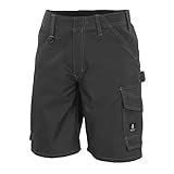 Anatomisch geschnittener Bund Mascot Charleston Shorts Herren  Pflegeleicht  Strapazierfähig  Dreifache Kappnähte  Verstärkte Gesäßtaschen  Hammerschlaufe  Schwarz Schwarzblau Anthrazit (50, Dunkelanthrazit)