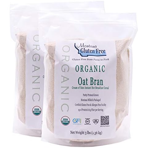 2 3lb bags Montana Gluten Free Organic Oat Bran Cover