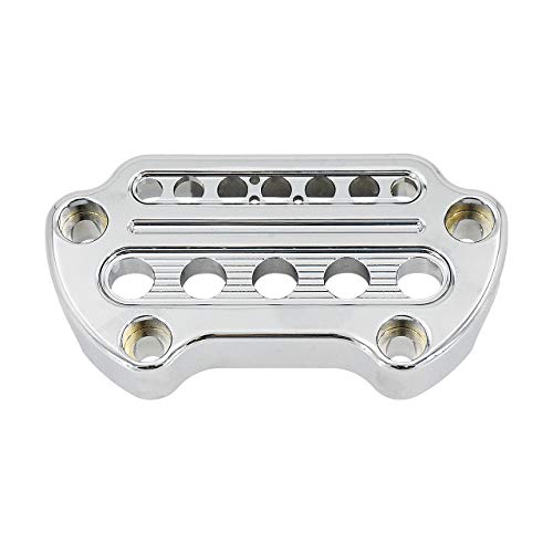 YHMTIVTU フロント インジケーター ライトハンドルバー クランプ カバー ハーレー スポーツスター ダイナ用