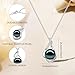 FANCIME Gift for Women Wife Natural Tahitian Pearl Necklace Sterling Silver Vahine Charm 10-12MM Black Pearl Luxury Jewelry Gift for Women, Mother, Wife, 16