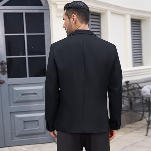 Mens Casual Blazer Suit Jackets Slim Fit One Button Sport Coats Lightweight Business Daily Jacket4