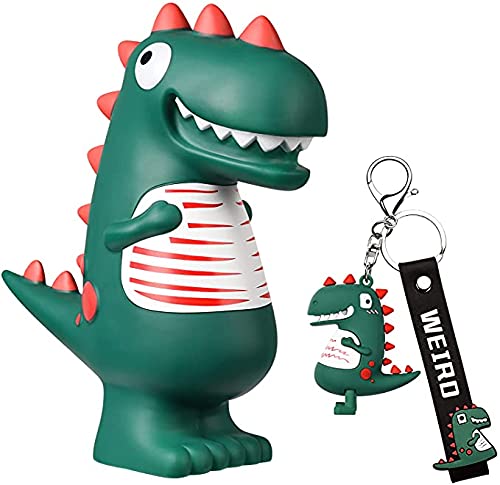 DBPBToU Salvadanaio Bambini in Legno, Dinosauro Apribile Personalizzato, Decorazione per Casa, Regali per Festa dei Bambini/Natale/Compleanno