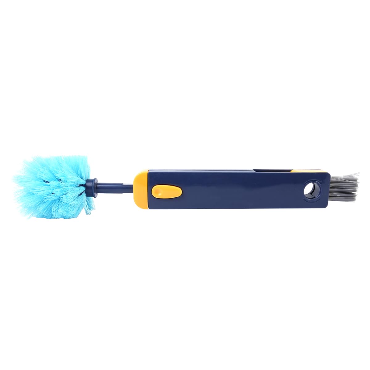 Laroal Bottle Brush 4 In 1 Cup Cap Cleaning Brush Cup Sewing Cleaning Tool 4 In 1 Multi-Purpose Bottle Cap Cleaning Brush Long Handle Bottle Brush (Dark Blue) - Image 2