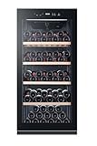 HAIER HWS116GAE - Cave a vin de vieillissement - Pose libre - 116 bouteilles H126.5 x L59,5 cm - Noir
