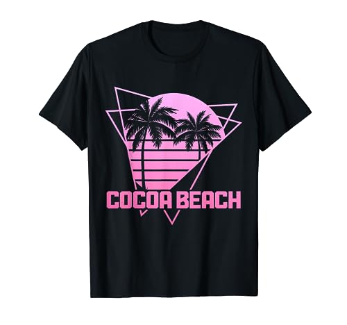 Surf retro vintage de Cocoa Beach Florida, souvenir de los 80 Camiseta