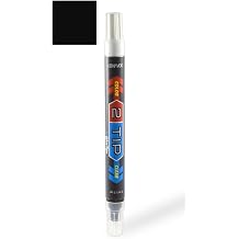 2Tip for Kia Optima Automotive Touch-up Paint - Aurora Black Pearl ABP - Color-and-Clearcoat Package