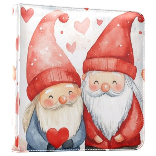 Álbum de Fotos Autoadhesivo DIY Scrapbook Álbum Valentín Gnomos Amor Carpeta de 3 Anillos 40 Páginas 8x10 para Memoria miniatura 1
