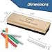 The Mega Deals Chalkboard Chalk and Eraser Set, 24 Pack Including 12 White and 12 Colored Chalk 1 Felt Eraser, Dustless Chalks for Kids, Blackboard Chalks for School, Gifting Bundle for Office, Home