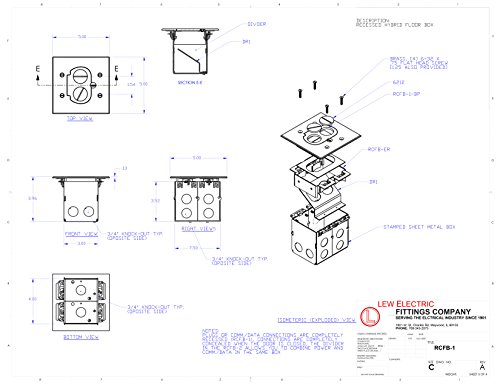 Concealed Plug Recessed Floor Box, One 15A Duplex, Screw Plugs (Brass) #TOP3