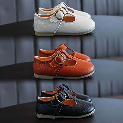 Toddler Girls School Uniform Shoes Mary Janes T-Strap Flats Leather Dress Shoes4